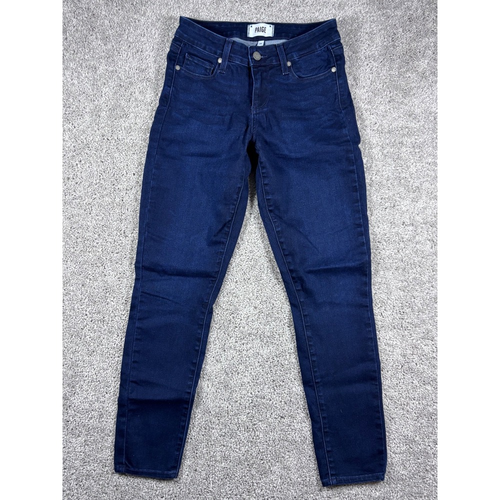 PAIGE Verdugo Ankle Dream Catcher Dark Wash Denim Jeans Womens Size 26